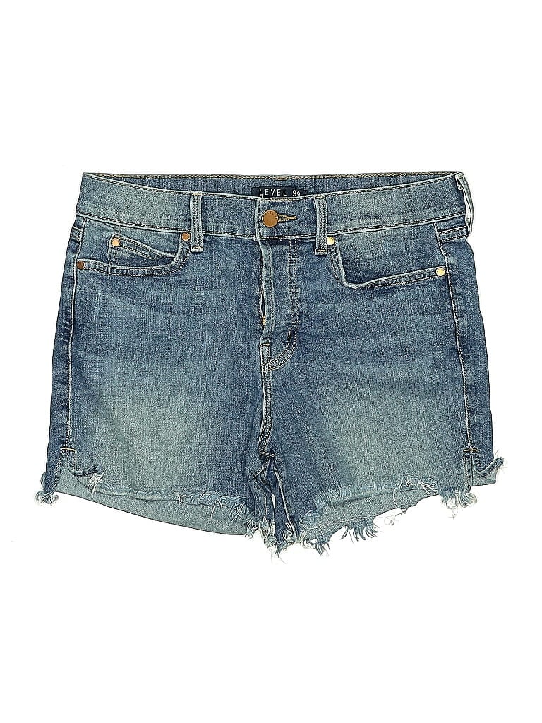 Pre-owned Level 99 Denim Shorts In Blue