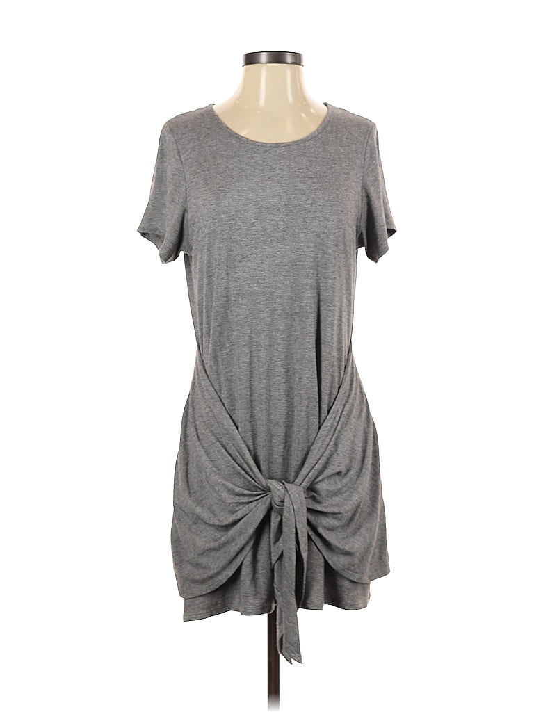 Pre-owned Left Coast By Dolan Casual Dress In Gray