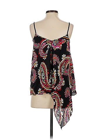 HD in Paris Sleeveless Silk Top (view 2)