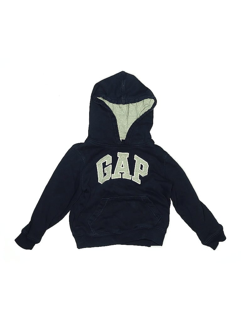 Pre-owned Baby Gap Kids' Pullover Hoodie In Blue
