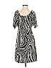 AB Studio Paisley Silver Cocktail Dress Size S - photo 1