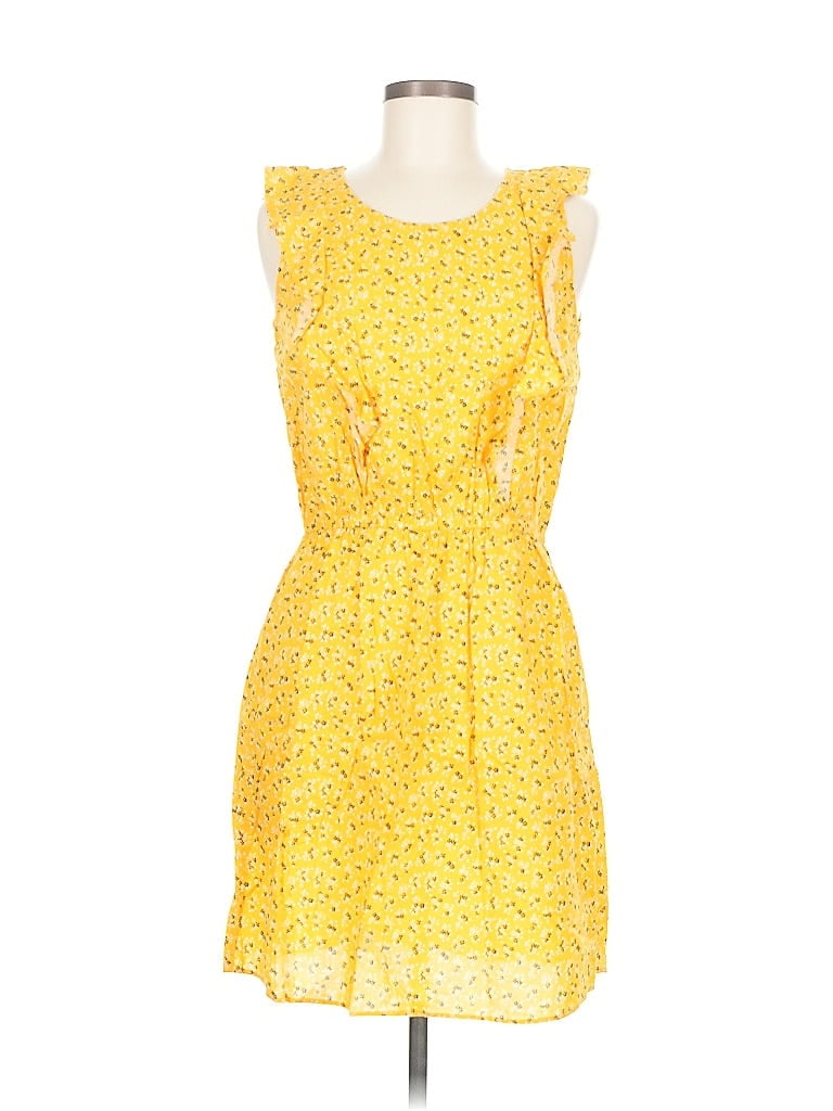 Pre-owned City Streets Cocktail Dress In Yellow