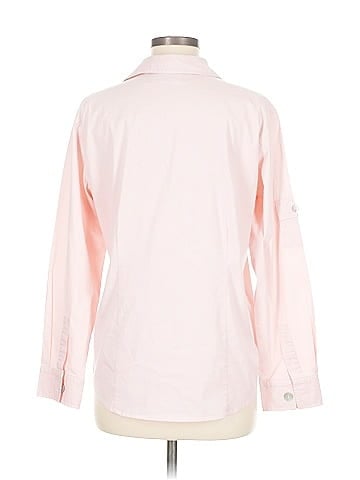 Chico's Design 3/4 Sleeve Button-Down Shirt (view 2)