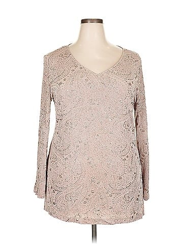 MSK Long Sleeve Blouse (view 1)