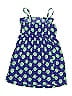 Cherokee 100% Polyester Hearts Blue Dress Size 3T - photo 2