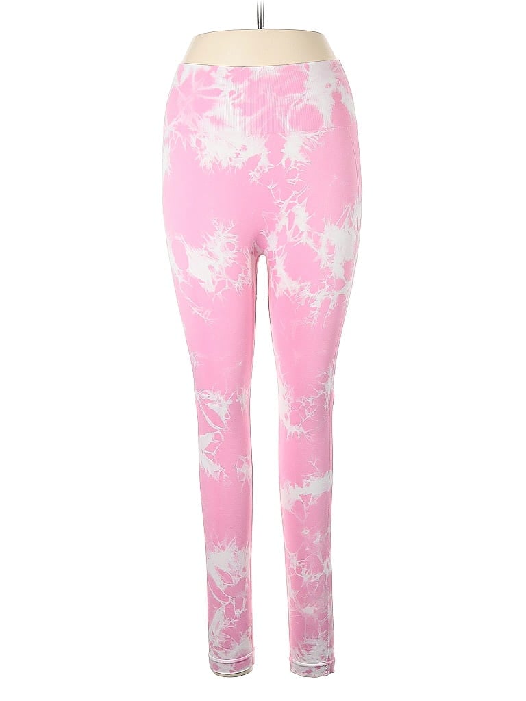 Pre-owned Assorted Brands Leggings In Pink