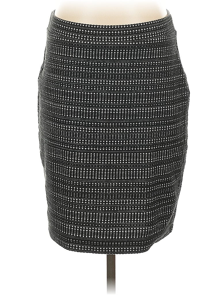 Pre-owned Ann Taylor Loft Outlet Formal Skirt In Gray