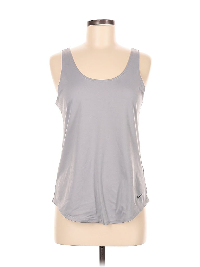 Pre-owned Nike Active Tank Top In Gray