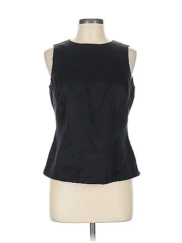Linda Allard Ellen Tracy Sleeveless Silk Top (view 1)