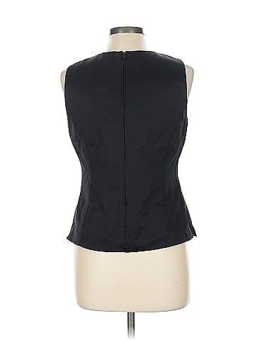 Linda Allard Ellen Tracy Sleeveless Silk Top (view 2)