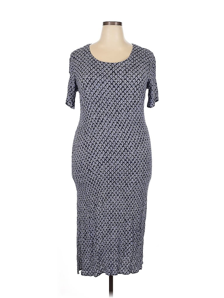 Pre-owned Rabbit Rabbit Rabbit Designs Casual Dress In Blue