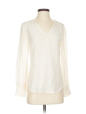 Trina Turk Long Sleeve Silk Top (view 1)