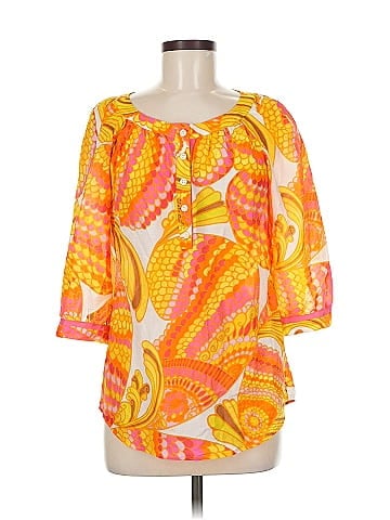 Banana Republic Trina Turk Collection 3/4 Sleeve Blouse (view 1)