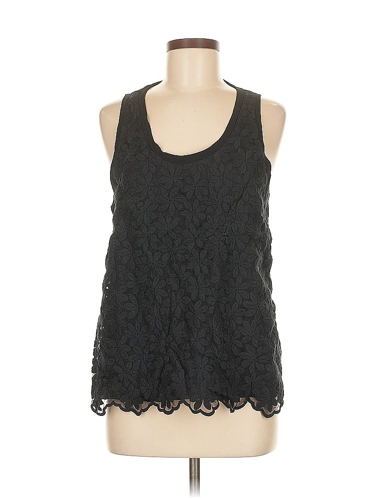 Pre-owned J.crew Factory Store Sleeveless Blouse In Black