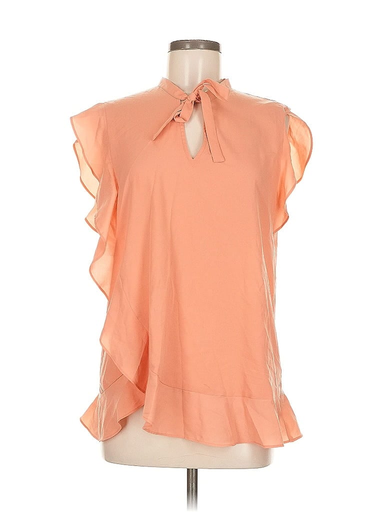 Pre-owned Banana Republic Factory Store Sleeveless Blouse In Orange