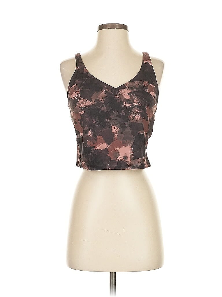 UNBRANDED Pre-owned Tank Top Brown Strapless Neckline Tops