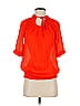 Outback Red Orange 3/4 Sleeve Blouse Size XS - photo 1