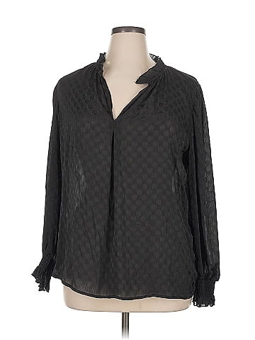 NY Collection Long Sleeve Blouse (view 1)