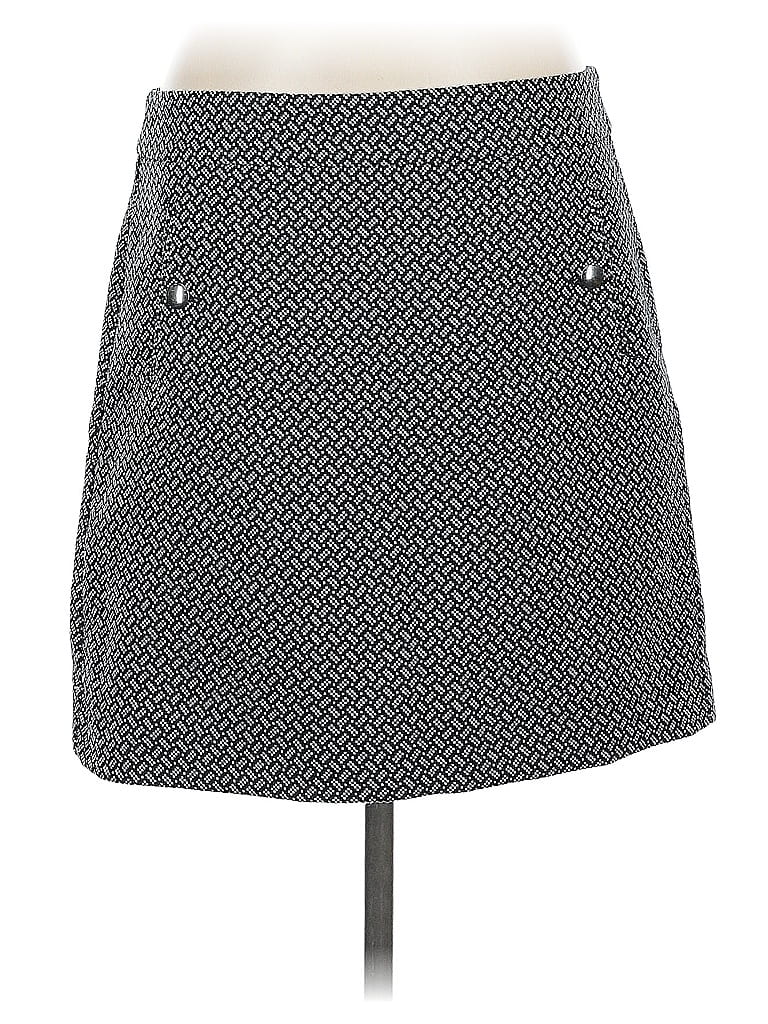 Pre-owned Ann Taylor Loft Outlet Casual Skirt In Gray