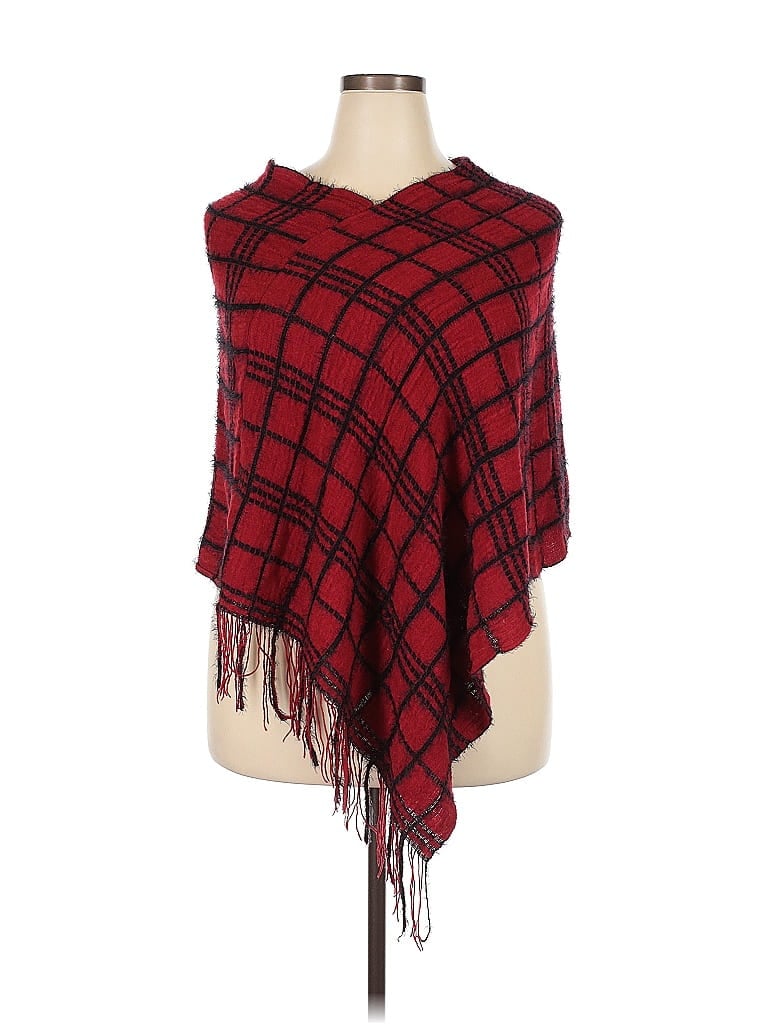 Pre-owned Coco + Carmen Poncho In Red