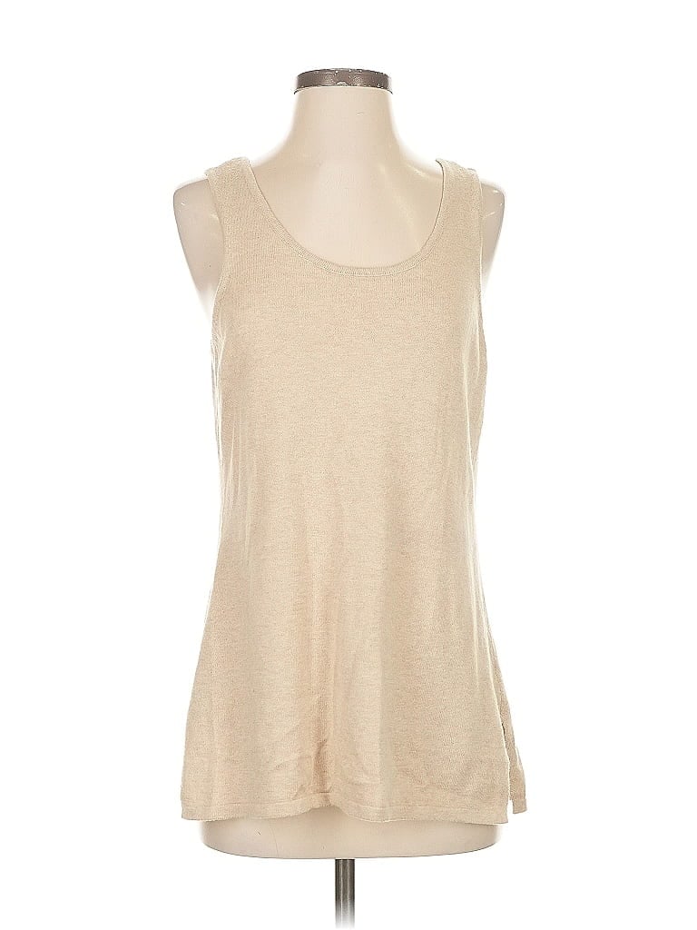Pre-owned Sigrid Olsen Sleeveless T-shirt In Brown