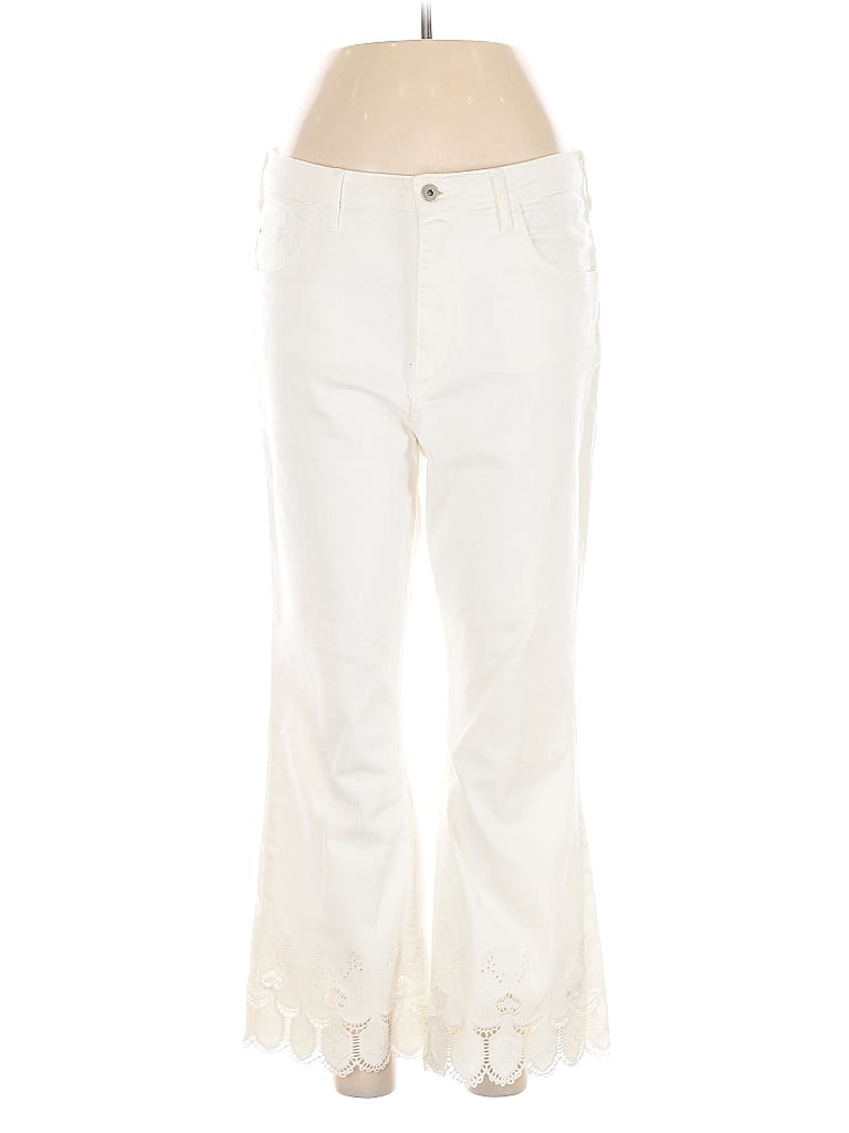 Pre-owned Pilcro And The Letterpress Casual Pants In White