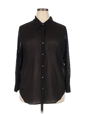 Karen Kane 3/4 Sleeve Silk Top (view 1)