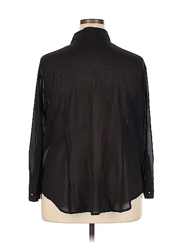 Karen Kane 3/4 Sleeve Silk Top (view 2)