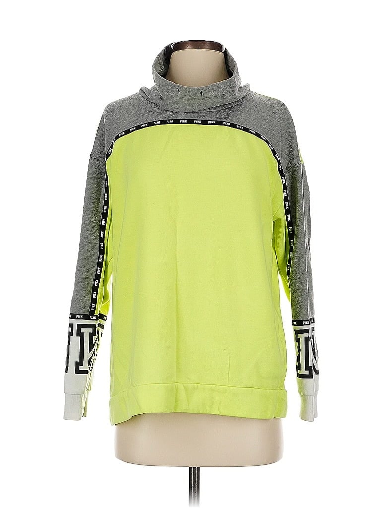 Pre-owned Victoria's Secret Pink Sweatshirt In Green