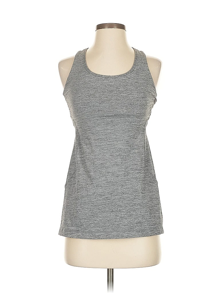 Pre-owned Lululemon Athletica Active Tank Top In Gray