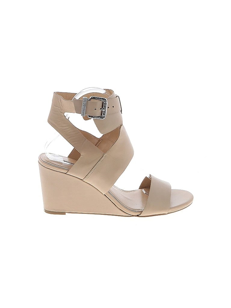 Pre-owned Bcbgeneration Wedges In Brown