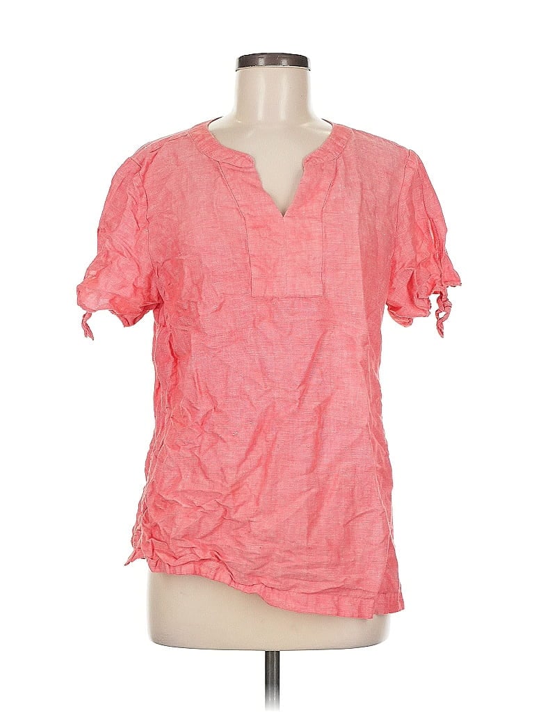 Pre-owned Talbots Outlet Short Sleeve T-shirt In Pink