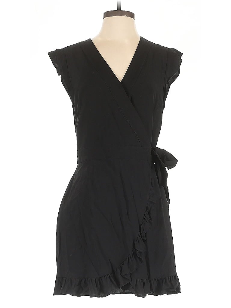 Pre-owned Ann Taylor Loft Romper In Black