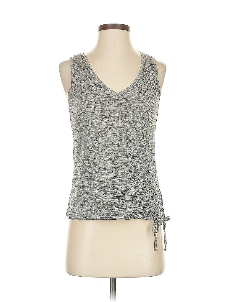 EXPRESS Pre-owned Sleeveless Top Gray Halter Neckline Tops
