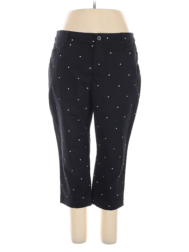 Pre-owned Croft & Barrow Casual Pants In Black