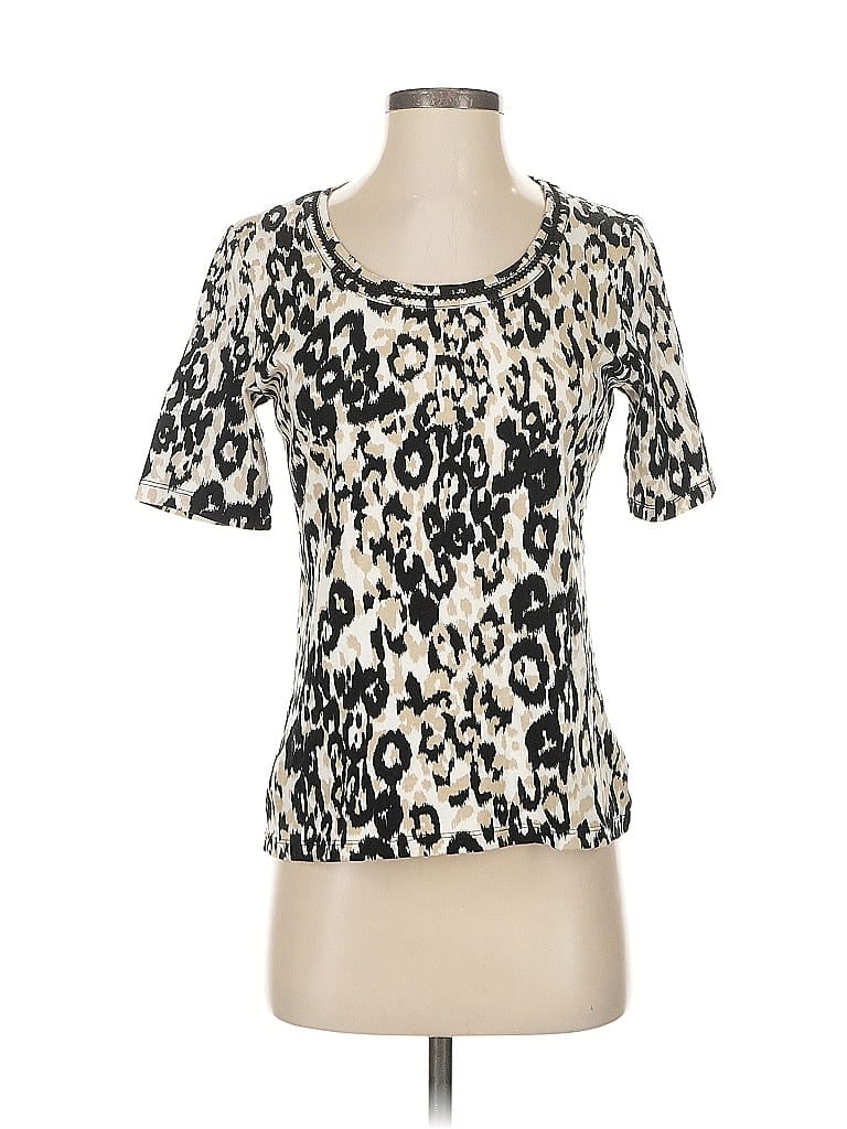 Pre-owned Jones New York Signature Short Sleeve T-shirt In White