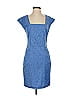 L'Agence Blue Casual Dress Size 4 - photo 1