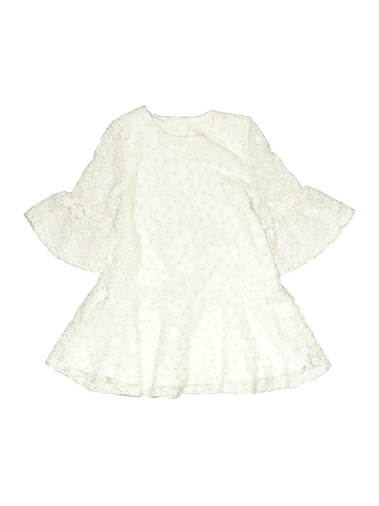 Pre-owned Assorted Brands Kids' Dress In White