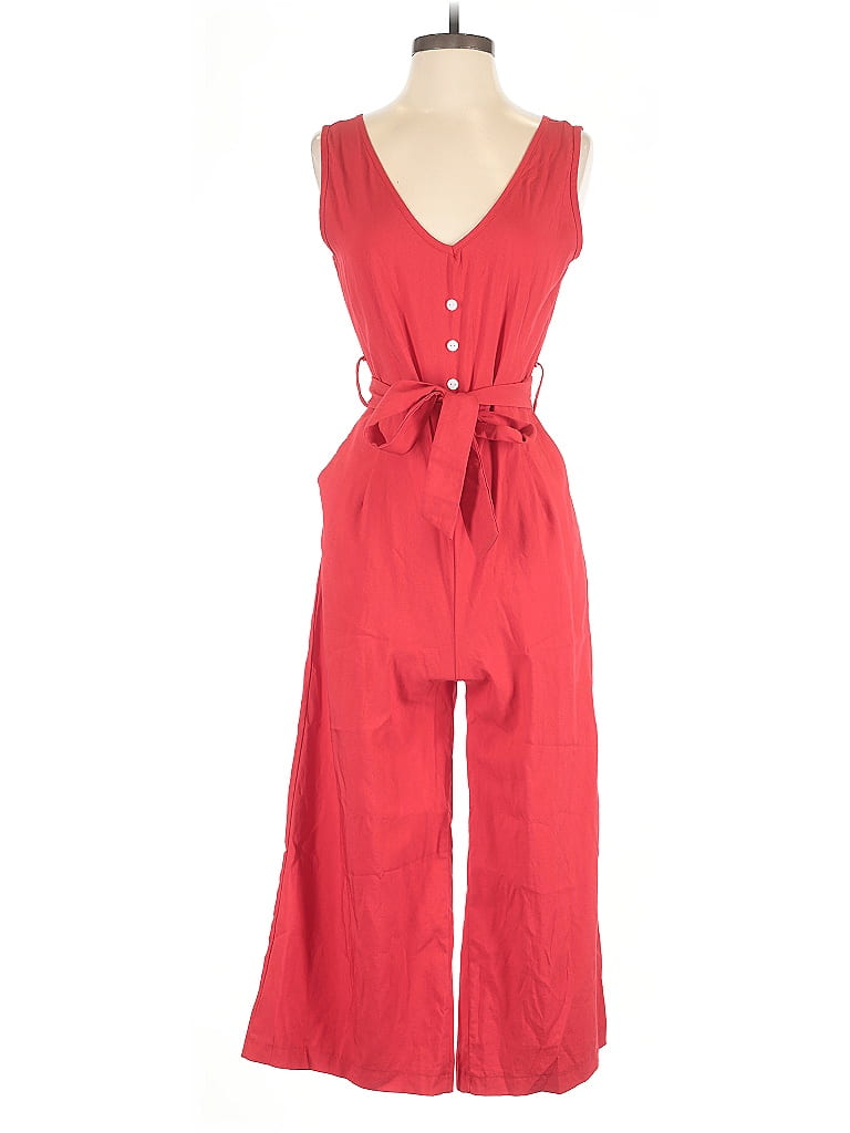 Pre-owned Ecowish Jumpsuit In Red