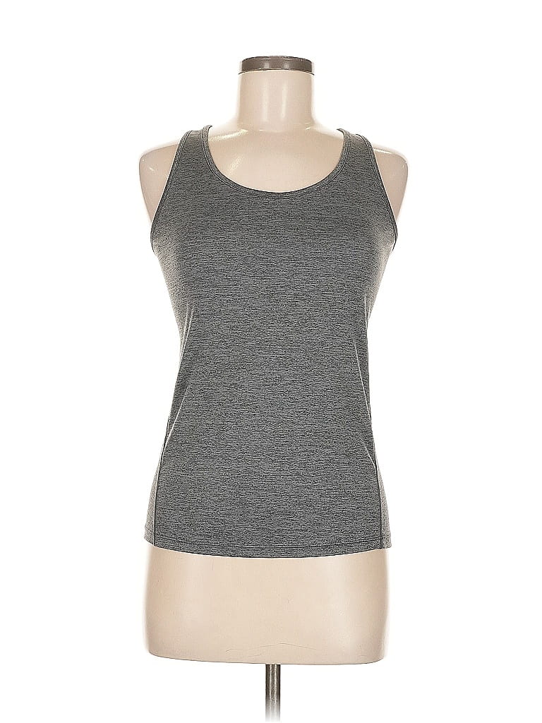 UNBRANDED Pre-owned Tank Top Gray Halter Neckline Tops