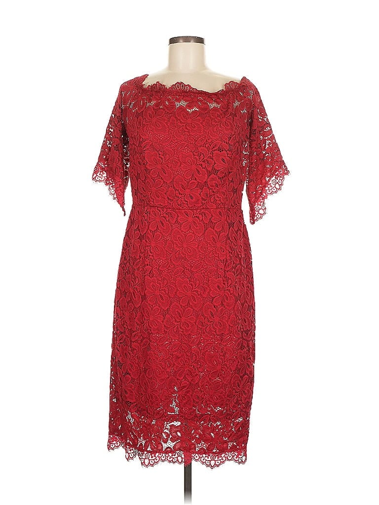 Pre-owned Grace Karin Cocktail Dress In Red