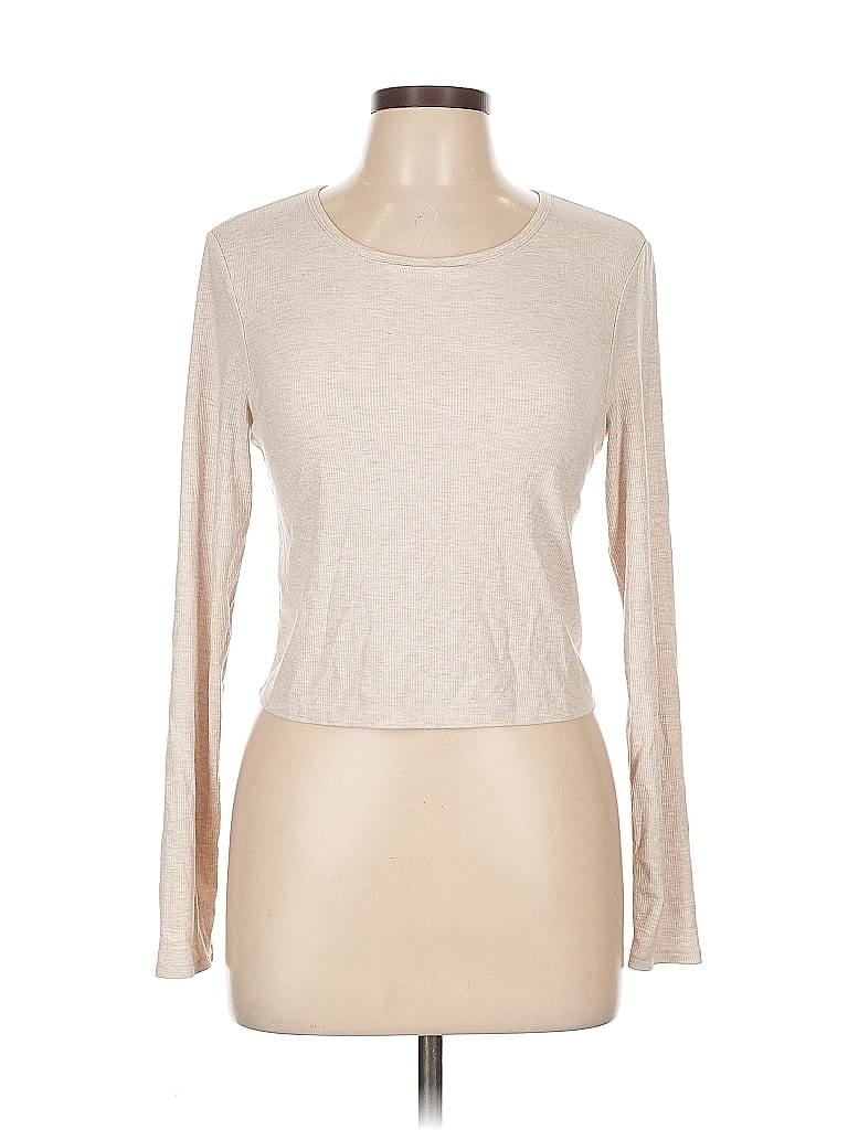 Pre-owned Yogalicious Long Sleeve T-shirt In Brown