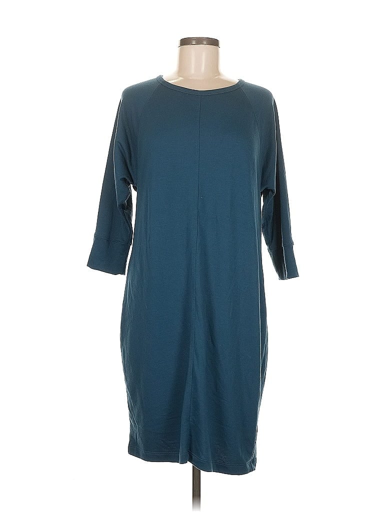 Pre-owned Peach Casual Dress In Blue