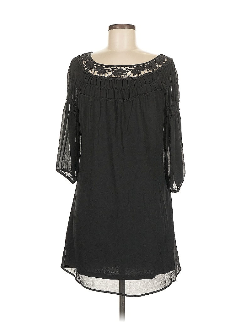 Pre-owned Assorted Brands Casual Dress In Black
