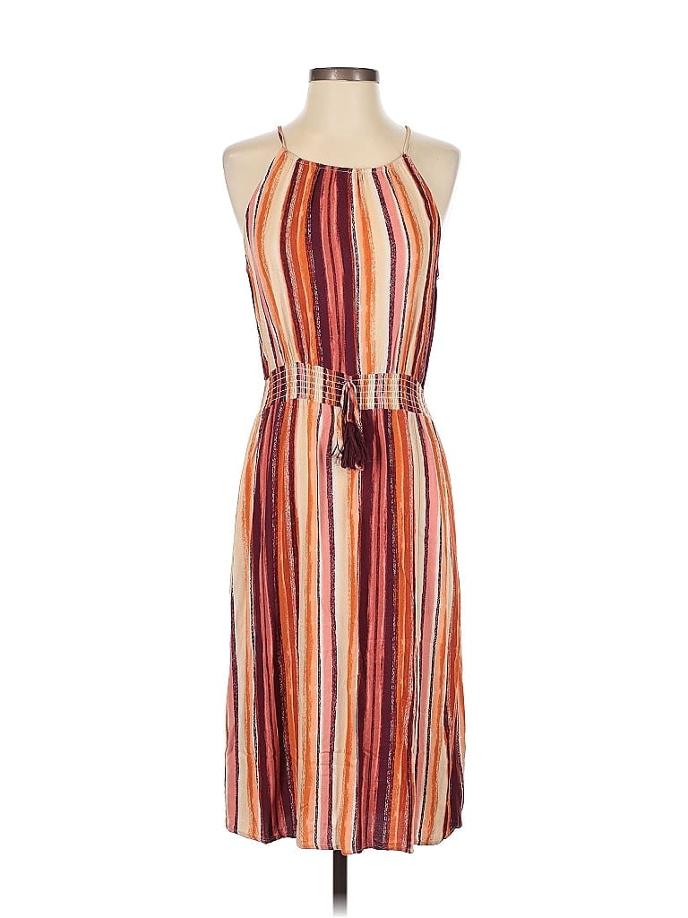 Pre-owned Xhilaration Casual Dress In Orange