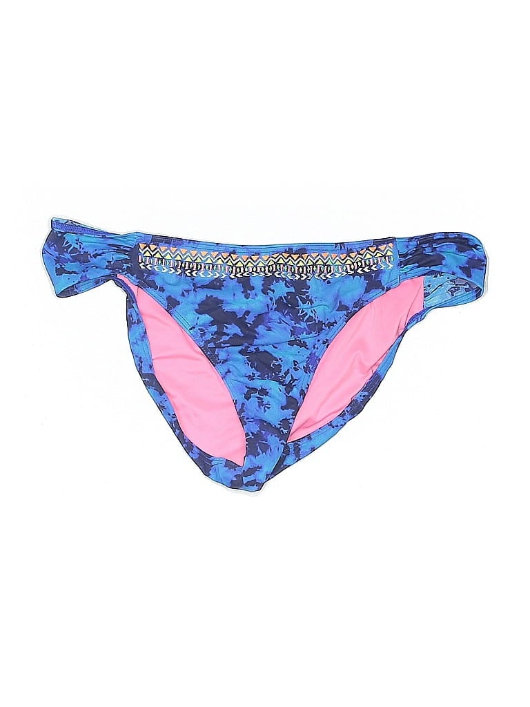 Pre-owned Victoria's Secret Pink Swimsuit Bottoms In Blue