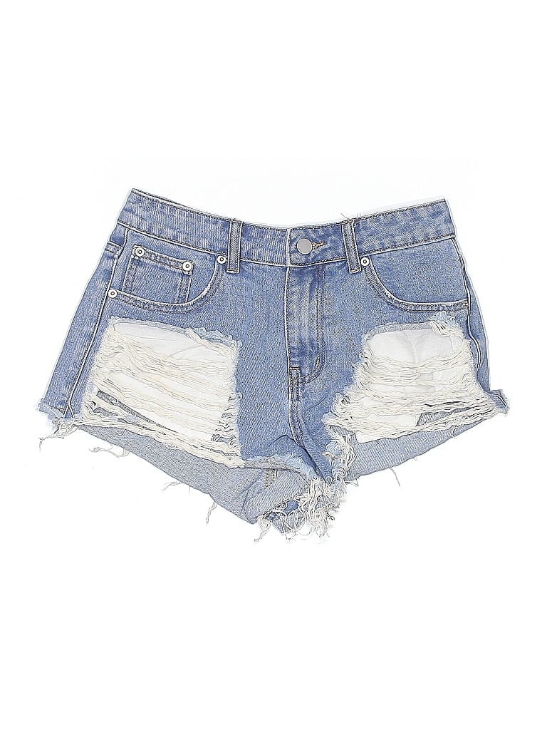 Pre-owned Cider Denim Shorts In Blue