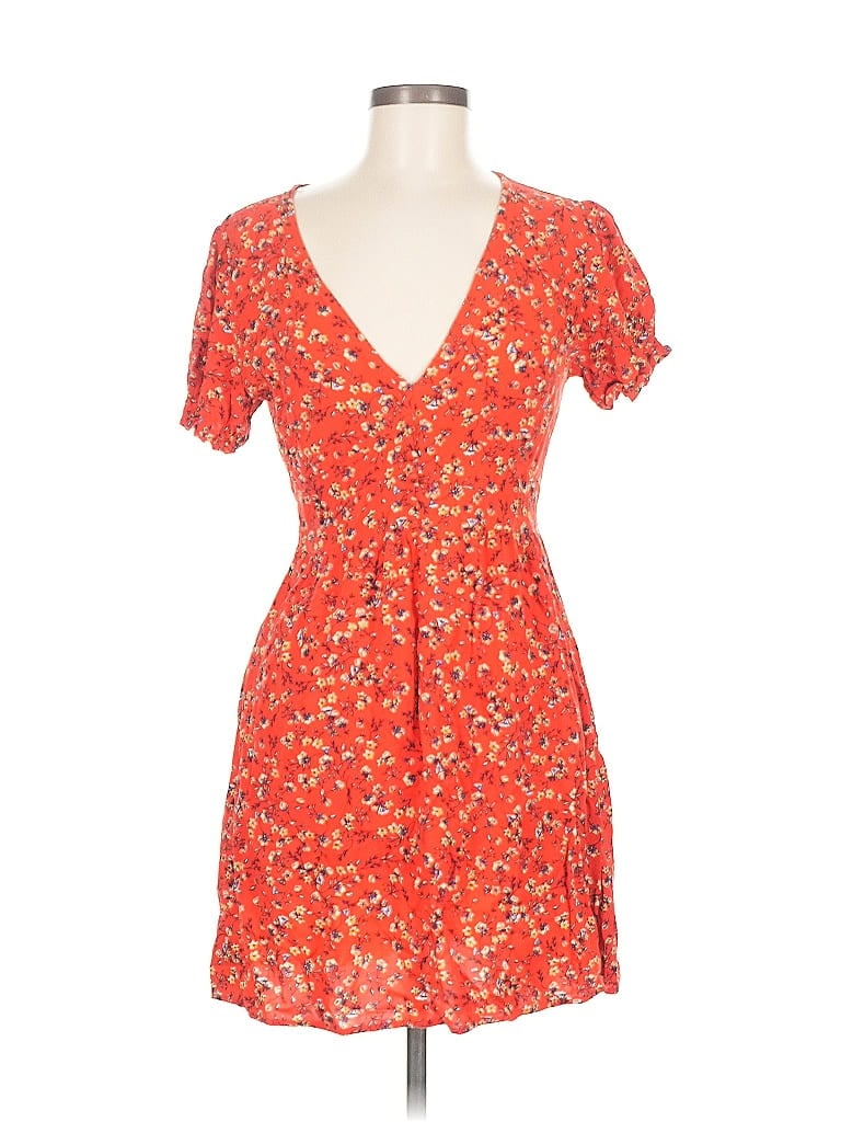 Pre-owned Wild Fable Casual Dress In Orange