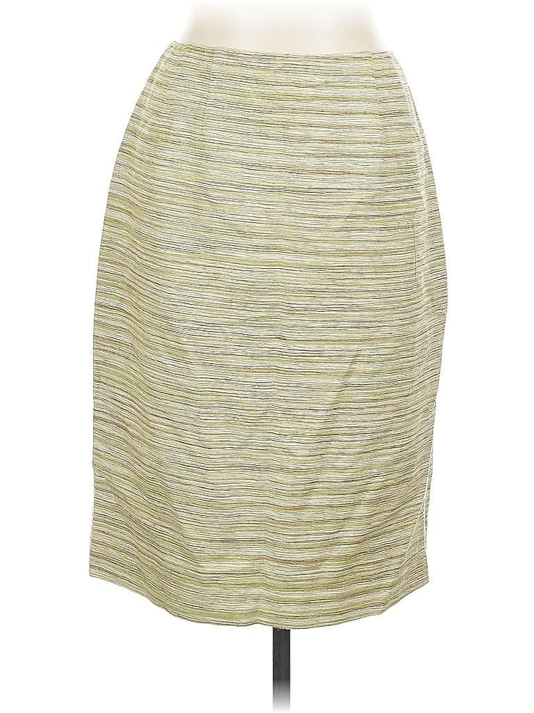 UNBRANDED Pre-owned Silk Skirt In Green