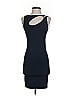Bebe Solid Black Cocktail Dress Size S - photo 1
